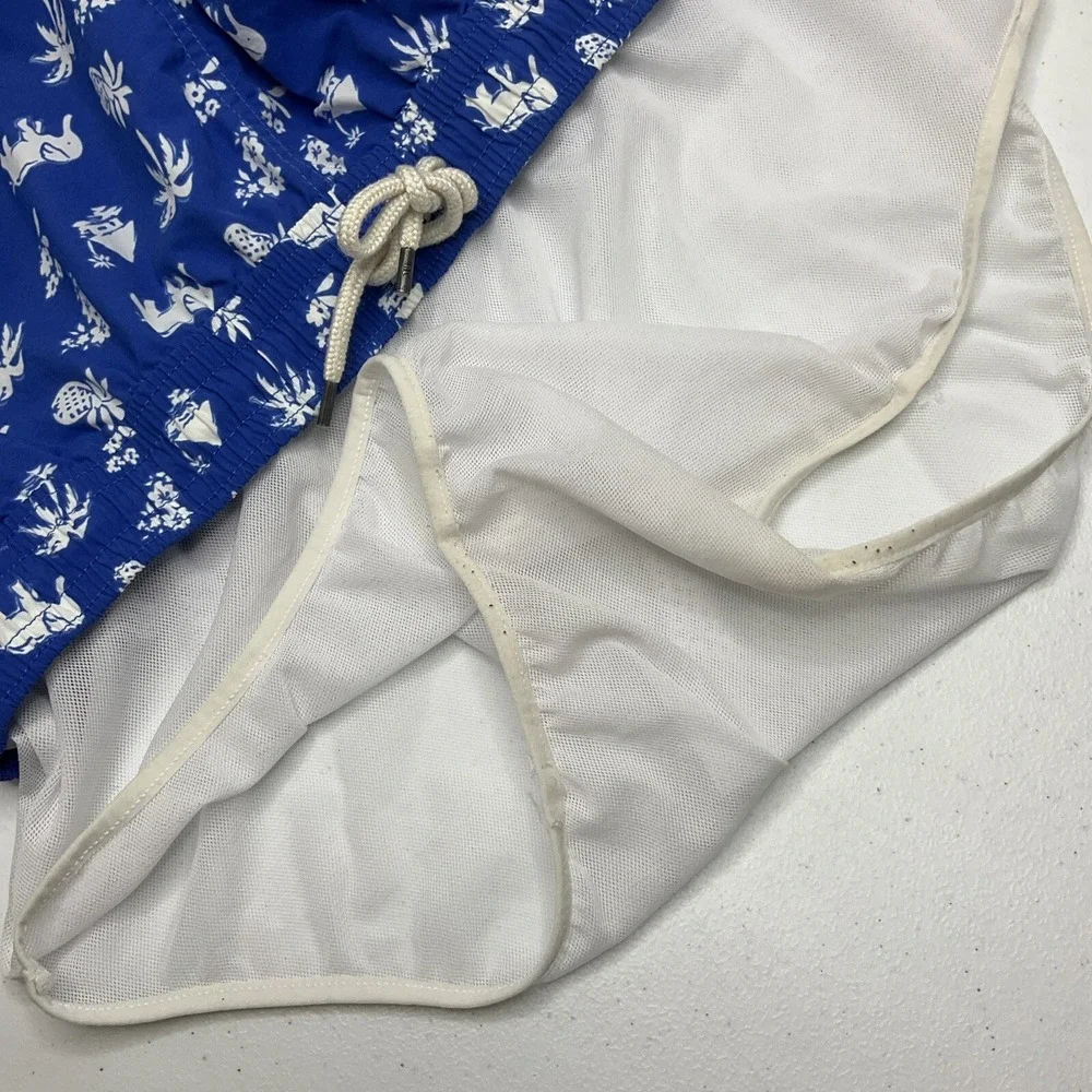 Polo Ralph Lauren Swim‎ Shorts Trunks AOP Elephant Pineapple Print Tiki Men 2XL